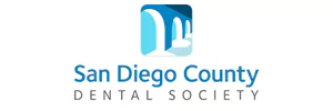 San Diego County Dental Society logo promoting dental care excellence in Poway, CA.