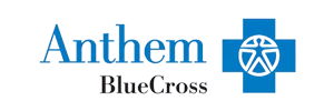 Anthem BlueCross logo representing dental insurance options in Poway, CA.